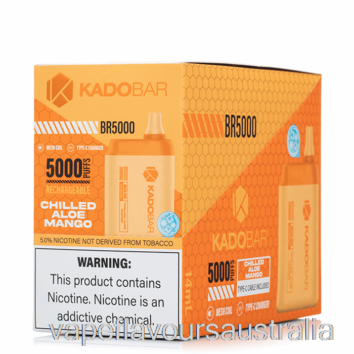 Vape Flavours Australia [5-Pack] Kado Bar BR5000 Disposable